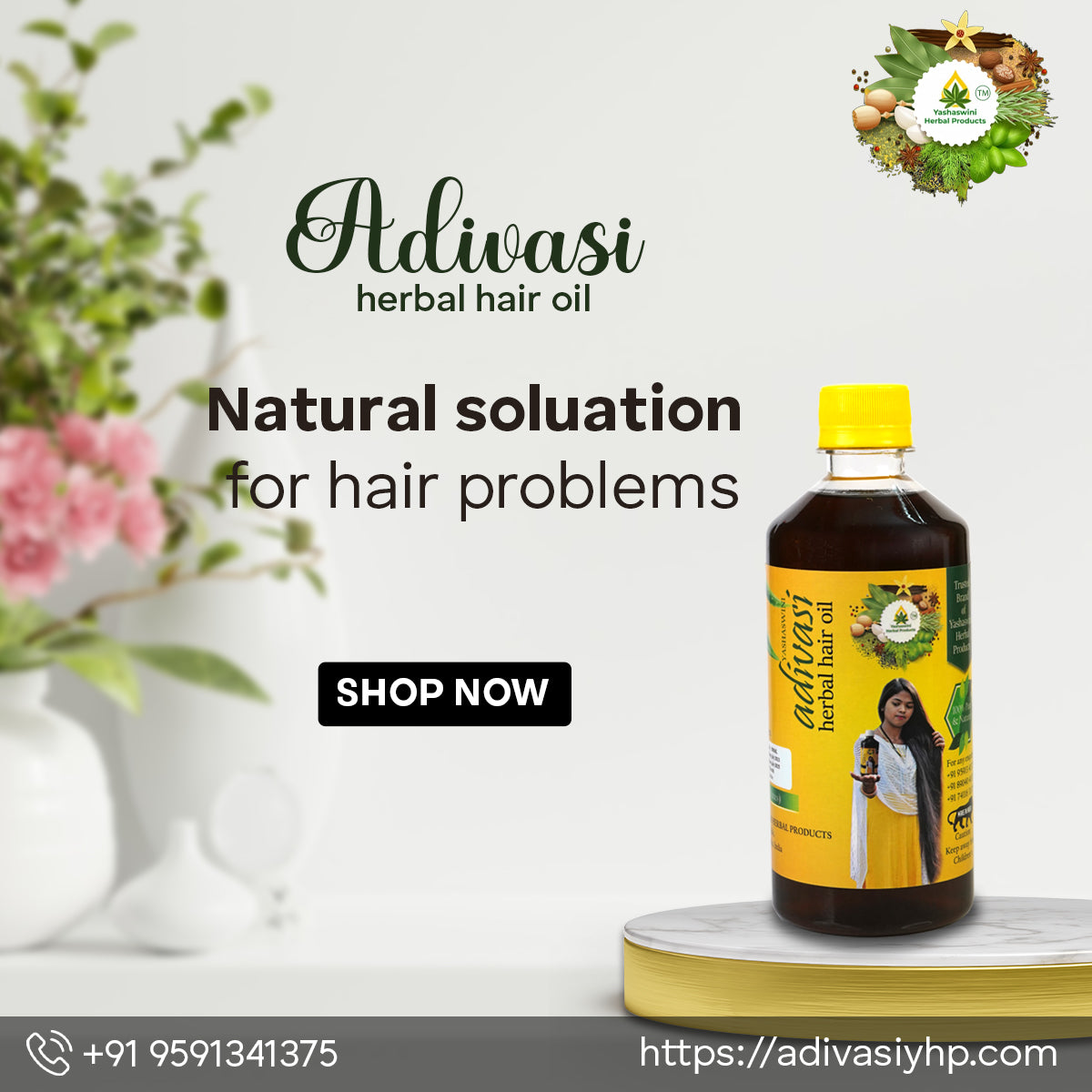 Hakki Pikki Adivasi Herbal Hair Oil